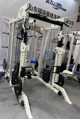 Multifunctionele Power Rack Thuis Gym Fitness Krachttraining met Weight Stack 3*80KG