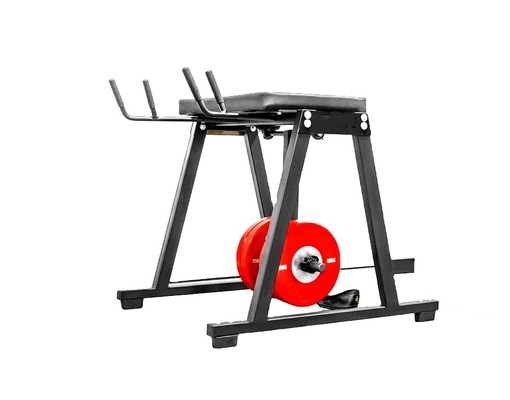 Beenspieren Krachttraining Pressplaat geladen Reverse Hyper Machine