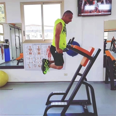 Verticale knie-op/diep-staal materiaal gymtrainer apparatuur voor ultieme bodybuilding