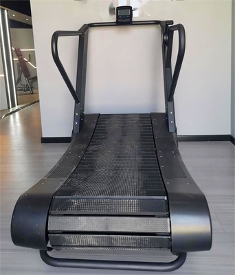 Q235 Commerciële sportschoolapparatuur Niet-gemotoriseerde luchtloper handmatige loopband Curve 165kg