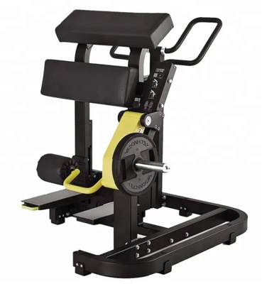 Fitness-krachttrainingsapparatuur voor de sportschool of thuis Staalplaat geladen staande beenkrul