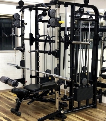 Grote Home Fitness Gym Equipment Multi Functionele Smith Machine voor volledige lichaamsbeweging