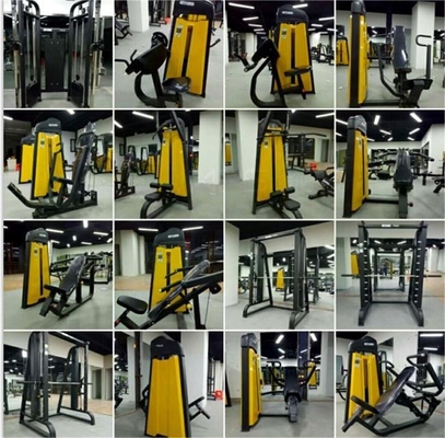 Universal Medium Loader Steel Seated Leg Curl Machine voor gymtraining Pin Load Selectie