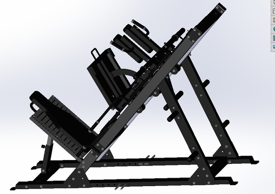 Medium Loader Plate Loaded Leg Press Hack Squat De perfecte aanvulling op je thuis gym