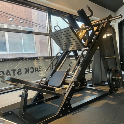 Duurzame universele 2 in 1 Dual Function Plate geladen Leg Press Hack Squat Gym Equipment