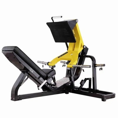 Commerciële fitnessruimte Inverted Pedal en Squat Plate Laaded Leg Press 45 Krachtoerusting