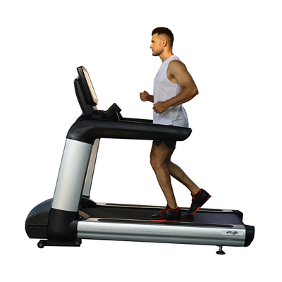 LED-scherm en handheld hartslagtest Elektrische loopband voor fitnesscardio-training