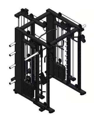 Multifunktioneel commercieel sportschoolrack Smith machine voor thuis fitness krachttraining