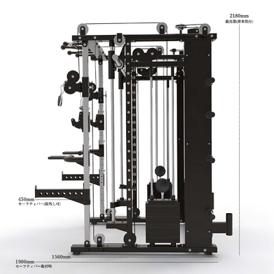 Home Multifunktioneel gewichtheffen trainingsstation met Unisex Smith Machine