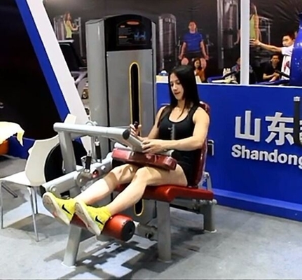 Medium Loader Verstelbare Stalen Leg Curl Machine Verstelbare stoel voor kalf oefening