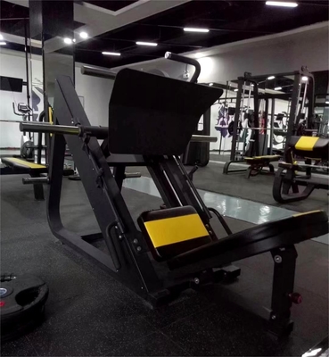 Bodybuilding-oefening Krachtmachine voor 45 graden Plate geladen Leg Press Training