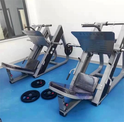 Bodybuilding-oefening Krachtmachine voor 45 graden Plate geladen Leg Press Training