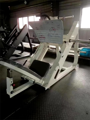 Bodybuilding-oefening Krachtmachine voor 45 graden Plate geladen Leg Press Training