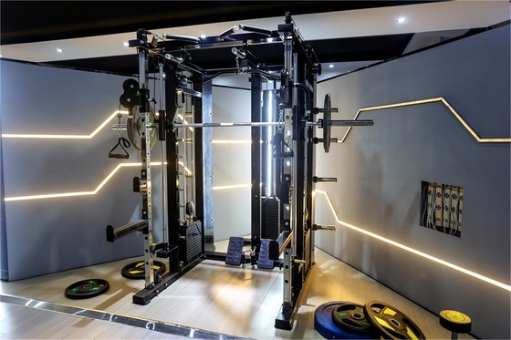 3*80 kg gewichtsstapel Commerciële all-in-one Smith machine uitgebreide fitnessapparatuur