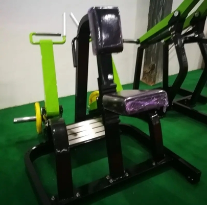 Stalen plaat geladen zittende rij machine voor lage rij kracht training en efficiëntie