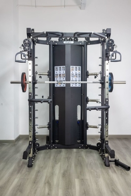 Geavanceerde Commerciële Gym Cable Crossover Power Squat Rack Smith Machine Multi Functional Trainer