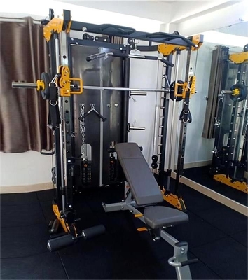 Geavanceerde Commerciële Gym Cable Crossover Power Squat Rack Smith Machine Multi Functional Trainer