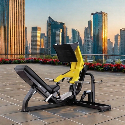 Leg Press Hack Squat Krachttraining Plaat geladen machine 1120 * 1710 * 1170mm afmetingen