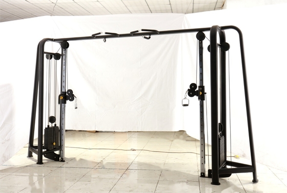 Commerciële sportschoolapparatuur Multi-station verstelbare kabelcrossovermachine met middelgrote laadmachine