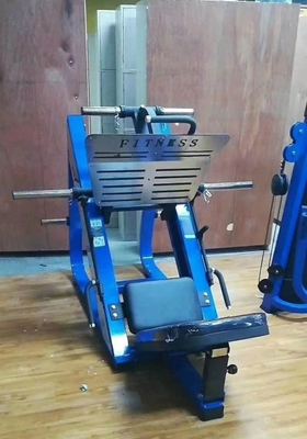 Leg Press Trainer voor Krachttraining Gym Fitness 45 graden Gewichtsplaat geladen