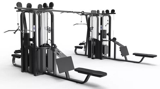 8 Station Multi Gym Equipment Kabel Power Rack voor stalen buis Q235 Krachttraining