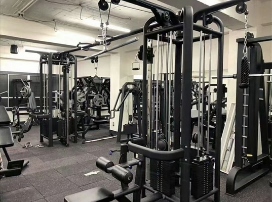 8 Station Multi Gym Equipment Kabel Power Rack voor stalen buis Q235 Krachttraining