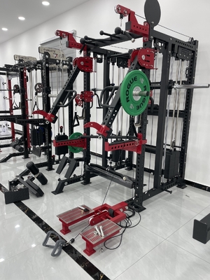 Multifunctioneel Smith en Squat Rack voor gymtraining met verstelbare gewichtskeuze