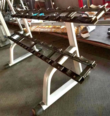 Tier 3 Commerciële dumbbell rack Steel body building opslag voor gym fitness apparatuur