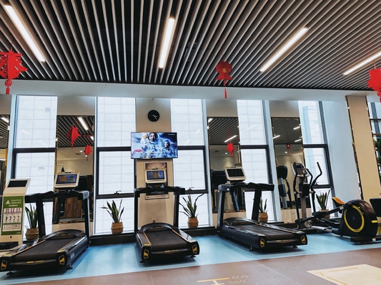 Gepersonaliseerd logo beschikbaar aanraakscherm loopband voor commerciële cardio training lopen