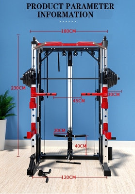 Weight Bench Rowing Leg Press Multi Function Smith Machine voor luxe fitnesscentrum
