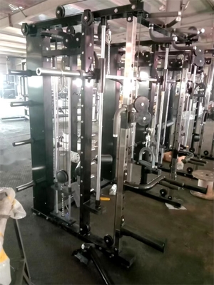 Home Gym Power Cage Squat Rack met multifunctionele Smith Machine en gewichtheffen
