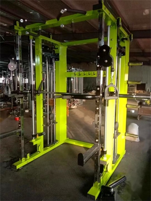 Home Gym Power Cage Squat Rack met multifunctionele Smith Machine en gewichtheffen