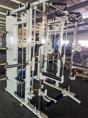 Home Gym Power Cage Squat Rack met multifunctionele Smith Machine en gewichtheffen