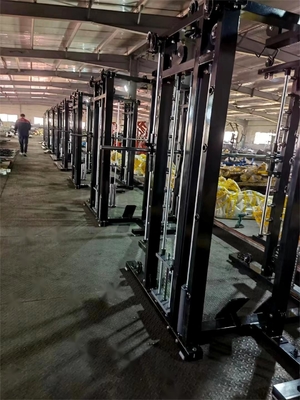 Home Gym Power Cage Squat Rack met multifunctionele Smith Machine en gewichtheffen