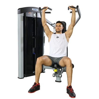 Medium Loader Commercial Gym Steel Shoulder Press Machine met pin load selectie