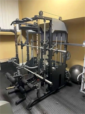 Home Workout Training Equipment Power Cage Squat Rack met multifunctionele Smith Machine