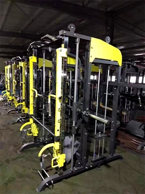 Home Workout Training Equipment Power Cage Squat Rack met multifunctionele Smith Machine