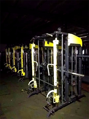 Home Workout Training Equipment Power Cage Squat Rack met multifunctionele Smith Machine