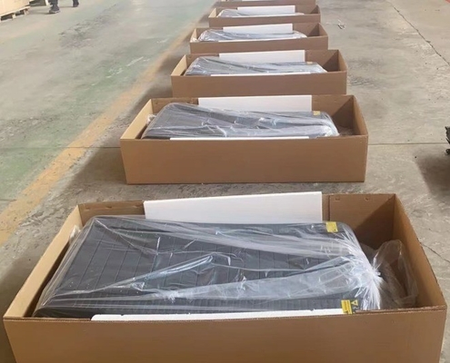 Zelfopwekkende gebogen handmatige loopband voor fitnessapparatuur voor thuisgymnasium Breedte 42-44cm 140kg