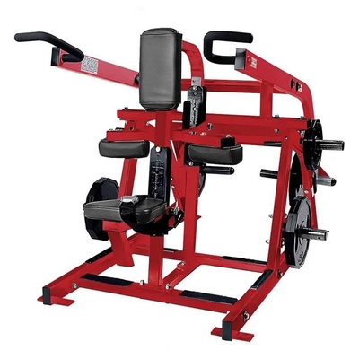 Bodybuilding platen geladen machines zittende doppen voor armen schouders en rug training