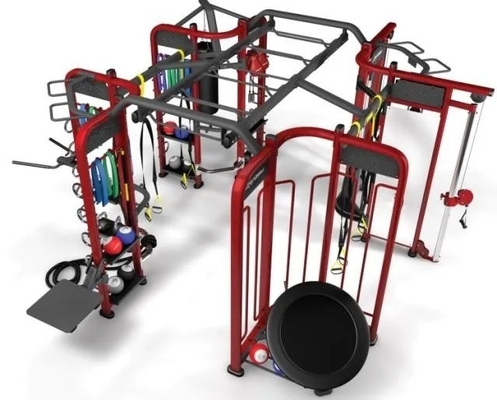 Acht-deurs uitgebreide trainer voor glute machine fitnessapparatuur gym oefening