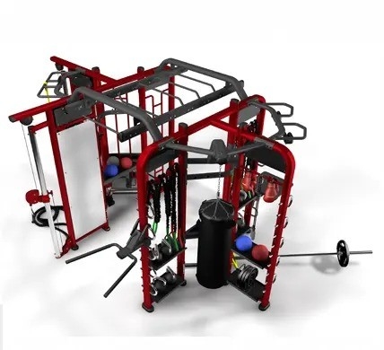 Acht-deurs uitgebreide trainer voor glute machine fitnessapparatuur gym oefening