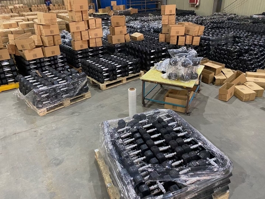 Commerciële 20kg Hex Rubber Dumbbell De ultieme keuze voor fitnessliefhebbers