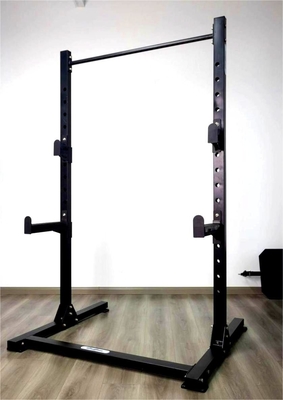 Unisex Bodybuilding Fitness Power Plate met Weight Bench Barbell Bar Half Squat Rack