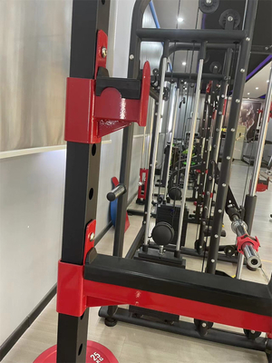 Unisex Bodybuilding Fitness Power Plate met Weight Bench Barbell Bar Half Squat Rack