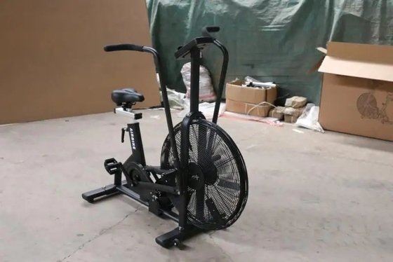 Intensieve cardio training met Befreeman Commercial Air Bike in Gary/rood/zwart/geel