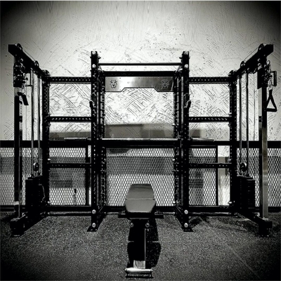 2675*1415*2335 mm Pin Load Sport Krachttraining Power Rack Gym voor commerciële sportschool