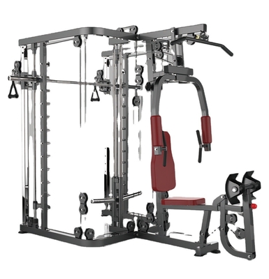 Krachttraining Oefening All-in-One Multifunction Trainer met Power Rack Smith Machine