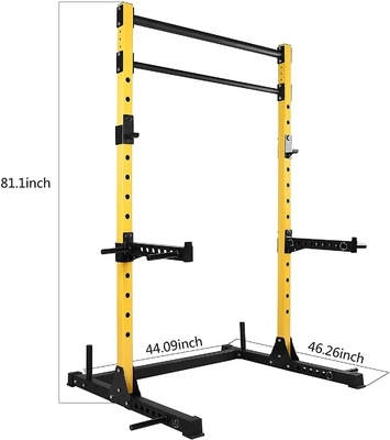 Verbeter je prestaties met Befreeman's Q235 Universal Half Squat Rack.