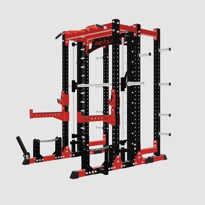 Bodybuilding Fitness Gym apparatuur Leg Press Squat Rack Power Cage All in One Multi Function Smith Machine